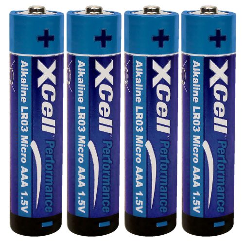 XCell, XCell LR03HP Micro (AAA)-Batterie Alkali-Mangan 1.5 V 4 St.