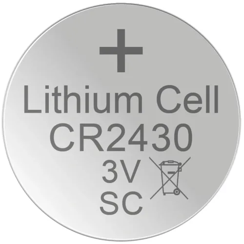 5er-Set Lithium-Knopfzelle CR2430, 3V / 290mAh