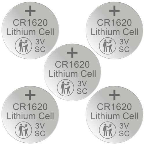 XCell, XCell Knopfzelle CR1620 3 V 5 St. 70 Lithium CR1620-B5