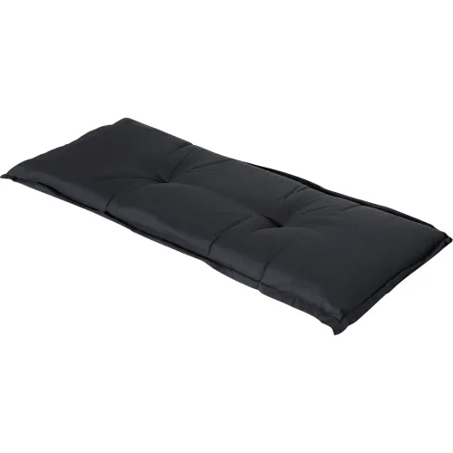 Gartenbankauflage, schwarz, 120x48 cm