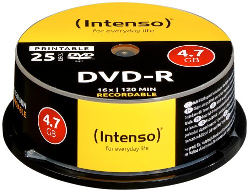 Intenso, INTENSO DVD-R Cake Box 4.7 GB 4801154 16x Printable 25 Pcs
