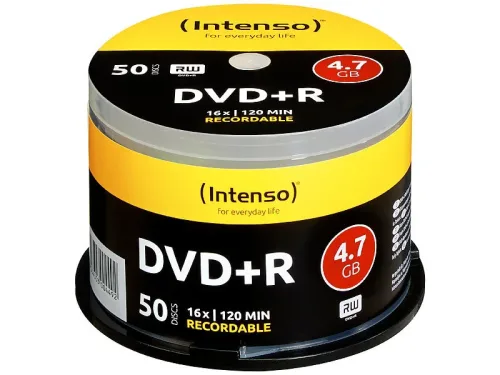 Intenso, INTENSO DVD+R Cake Box 4.7GB 4111155 16X 50 PCS