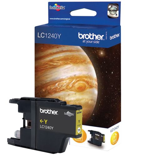 Brother, BROTHER Tintenpatrone yellow LC-1240Y MFC-J6510DW 600 Seiten