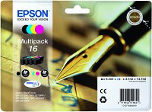 Epson, EPSON Multipack Tinte CMYBK T162640 WF 2010/2540 165/175 Seiten