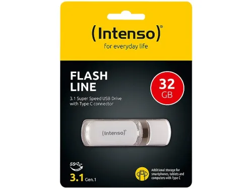 Intenso, INTENSO USB-Stick Flash Line 32GB 3538480 USB 3.1 Type-C