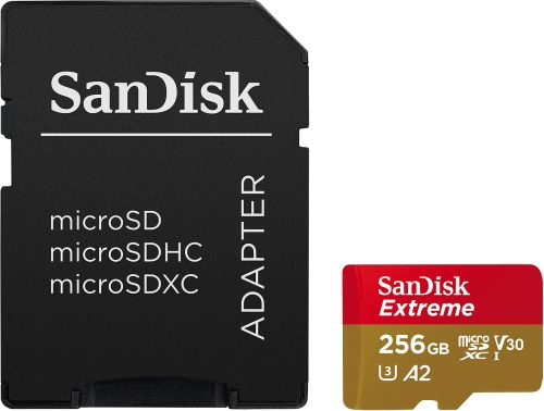 SanDisk, SANDISK Extreme microSD Card 256GB Speicherkarte – Speicherkarte/SD Karte/MicroSD Karte