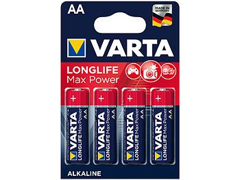 VARTA, Varta Longlife Power Max, Alkaline Batterie Mignon AA, 4er-Pack