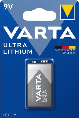 VARTA, Varta LITHIUM 9V Bli 1 9 V Block-Batterie Lithium 1200 mAh 9 V 1 St.