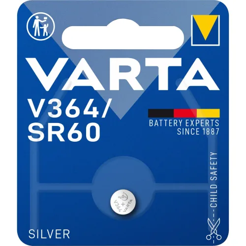 VARTA, Varta Knopfzelle 364 1.55 V 1 St. 17 mAh Silberoxid SILVER Coin V364/SR60 Bli 1