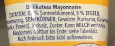 undefined, Thomy Delikatess Mayonnaise klein 100ML
