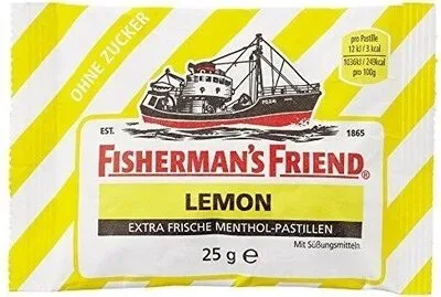 MARVECS GmbH - Marketing-Vertrieb-Consulting-Service, FISHERMANS FRIEND Lemon ohne Zucker Pastillen 25 g Pastillen