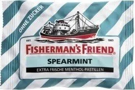 MARVECS GmbH - Marketing-Vertrieb-Consulting-Service, FISHERMANS FRIEND Spearmint ohne Zucker Pastillen 25 g Pastillen