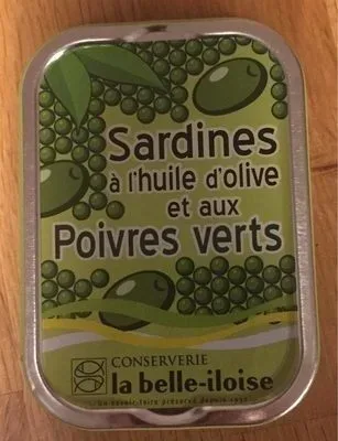 la belle-iloise, la belle-iloise Sardinen in Olivenöl mit grünem Pfeffer - Dose 115 g