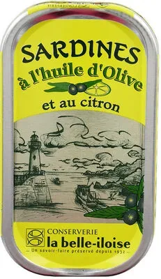 la belle-iloise, la belle-iloise Sardinen in Olivenöl und Zitrone (et au citron) - Dose 69 g
