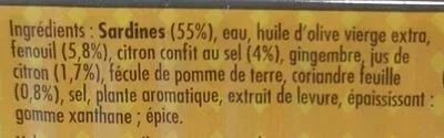 la belle-iloise, la belle-iloise Sardinen zum Braten konfierte Zitrone und Koriander - Dose 115 g