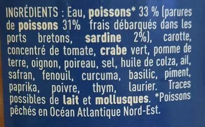 Pointe de Penmarch, Pointe de Penmarch Fischsuppe aus der Bretagne Soupe de Poissons 1000 g