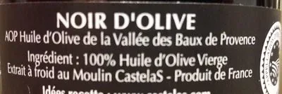 Moulin Castelas, Moulin CastelaS Noir d'Olive AOP Natives Olivenöl aus der Provence 500ml