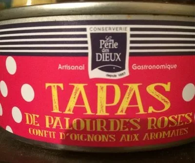 La Perle des Dieux, La Perle des Dieux Tapas von Venusmuscheln mit Zwiebelconfit - Dose 215 g