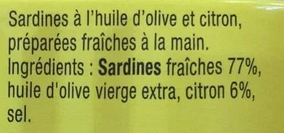 La Perle des Dieux, La Perle des Dieux Sardinen in Olivenöl Vierge Extra mit Zitrone - Dose 115 g