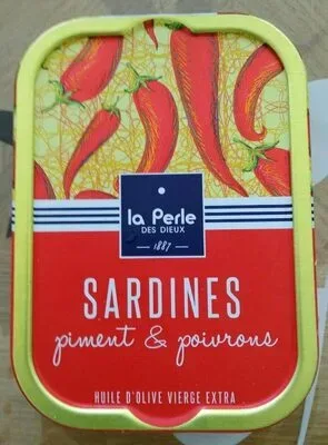La Perle des Dieux, La Perle des Dieux Sardinen mit Chili und Paprika - Dose 115 g