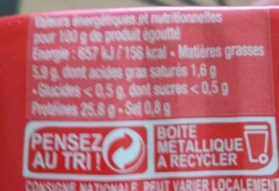 La Perle des Dieux, La Perle des Dieux Sardinen mit Chili und Paprika - Dose 115 g