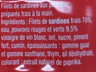 La Perle des Dieux, La Perle des Dieux Sardinen-Filets mit zweierlei Paprika - Ohne Öl - Dose 115 g