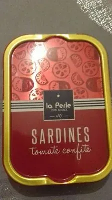 La Perle des Dieux, La Perle des Dieux Sardinen mit kandierter Tomate - Tomate Confite - Dose 115 g