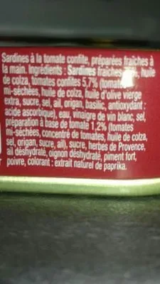 La Perle des Dieux, La Perle des Dieux Sardinen mit kandierter Tomate - Tomate Confite - Dose 115 g