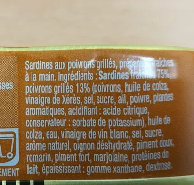 La Perle des Dieux, La Perle des Dieux Sardinen mit gegrillter Paprika und Rapsöl - Dose 115 g