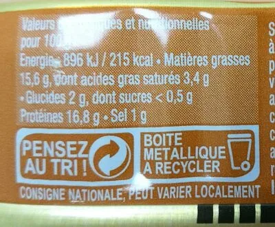 La Perle des Dieux, La Perle des Dieux Sardinen mit gegrillter Paprika und Rapsöl - Dose 115 g
