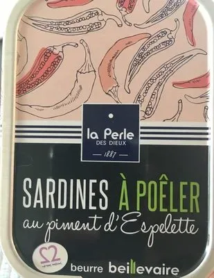 La Perle des Dieux, La Perle des Dieux Sardinen zum Braten mit Piment d?Espelette - Dose 115 g