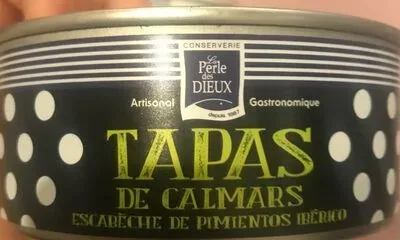La Perle des Dieux, La Perle des Dieux Tapas de Calmars Tintenfisch mit Pimientos - Dose 215 g