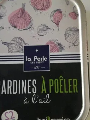 La Perle des Dieux, La Perle des Dieux Sardinen zum Braten mit Knoblauch in Fassbutter - Dose 115 g