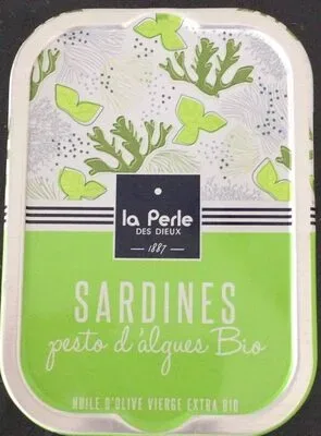 La Perle des Dieux, La Perle des Dieux Sardinen mit Algen-Pesto in Olivenöl Extra Verg. - Dose 115 g