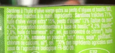 La Perle des Dieux, La Perle des Dieux Sardinen mit Algen-Pesto in Olivenöl Extra Verg. - Dose 115 g