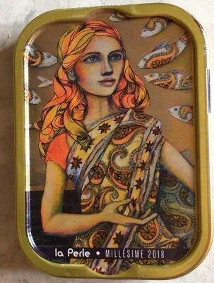 La Perle des Dieux, La Perle des Dieux Jahrgangssardinen 2018 Mademoiselle Perle - Dose 115 g