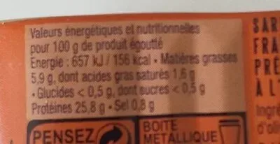 La Perle des Dieux, La Perle des Dieux Jahrgangssardinen Lulu 2018 in Olivenöl - Dose 115 g