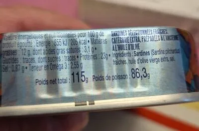 La Perle des Dieux, La Perle des Dieux Jahrgangssardinen 2024 Mademoiselle Perle - Dose 115 g