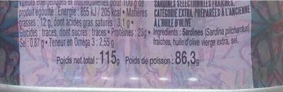 La Perle des Dieux, La Perle des Dieux Jahrgangssardinen 2025 Mademoiselle Perle - Dose 115 g