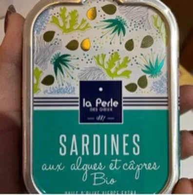 La Perle des Dieux, La Perle des Dieux Sardinen mit Algen und Kapern - Dose 115 g