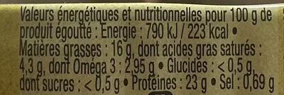 La Perle des Dieux, La Perle des Dieux Jahrgangssardinen Lulu 2022 in Olivenöl - Dose 115 g