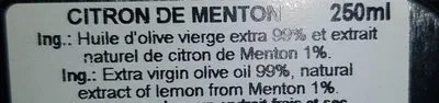 A L'OLIVIER, A L'Olivier Olivenöl mit Zitrone 250ml