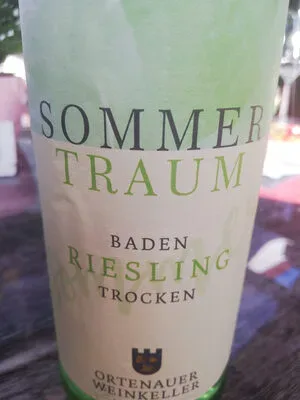 undefined, Ortenauer Weinkeller Sommertraum Riesling Weißwein trocken 0,75L - Etikett verschmutzt/beschädigt