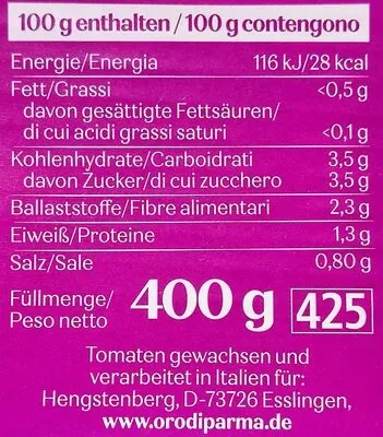 undefined, Oro di Parma Tomaten stückig mit Kräutern 400G