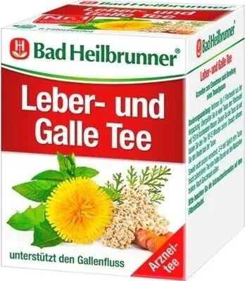 Bad Heilbrunner Naturheilmittel, BAD HEILBRUNNER Tee Leber und Galle Filterbeutel 8X1.75 g Filterbeutel