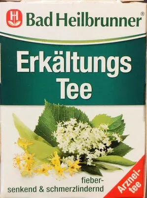 Bad Heilbrunner Naturheilmittel, Bad Heilbrunner Erkältungs Tee N 8X2.0 g Filterbeutel