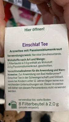 undefined, Bad Heilbrunner Einschlaf Tee 8ST 16G