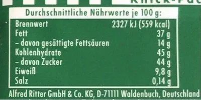 undefined, Ritter Sport Nuss Klasse Ganze Mandel 100G
