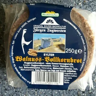 undefined, Mestemacher Sylter Walnuss-Vollkornbrot 250G