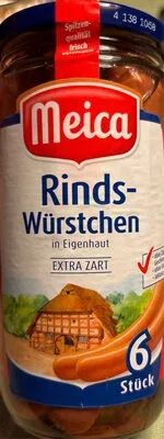 undefined, Meica 6 Rindwürstchen 380G